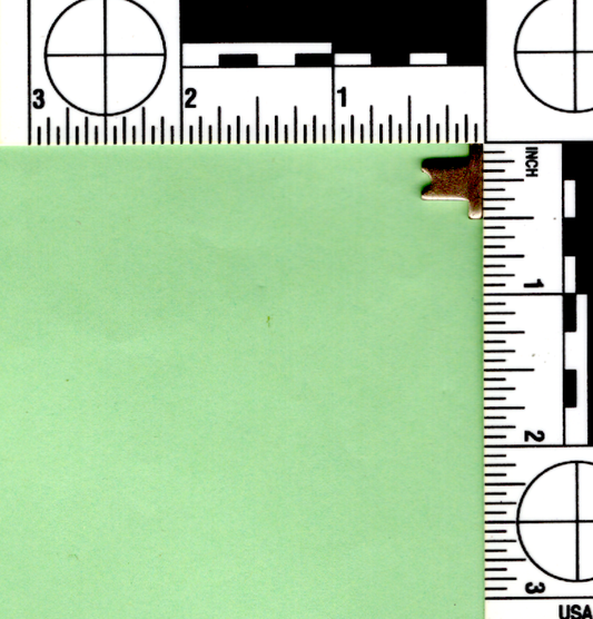 Medeco SFIC cylinder tailpiece for rim and mortise locks, connecting the key cylinder to the lock's internal mechanisms.