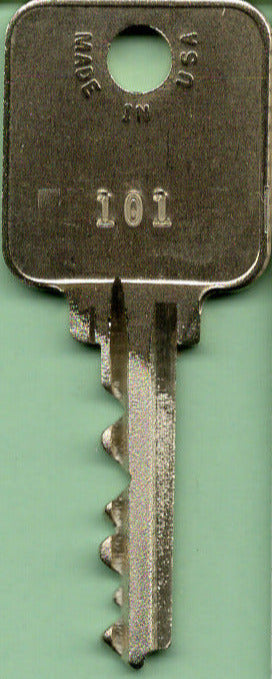Fireking Replacement key 101(+) for  file cabinets and safes